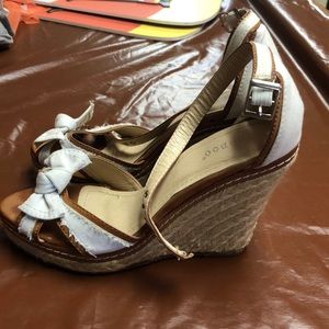 Charlotte Russe White Wedges